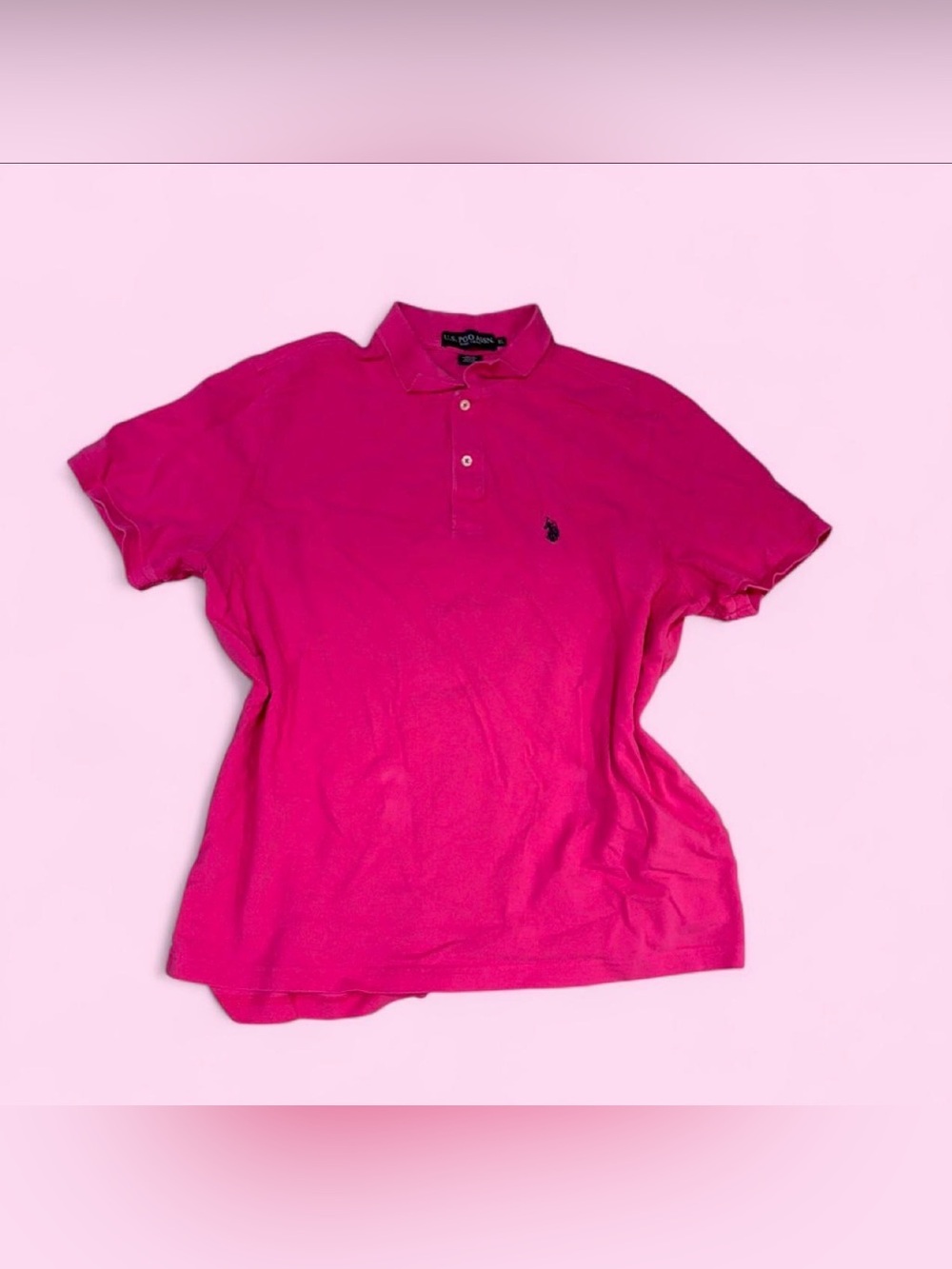 U.S. Polo Assn. Men's Polo Shirt - Hot Pink
